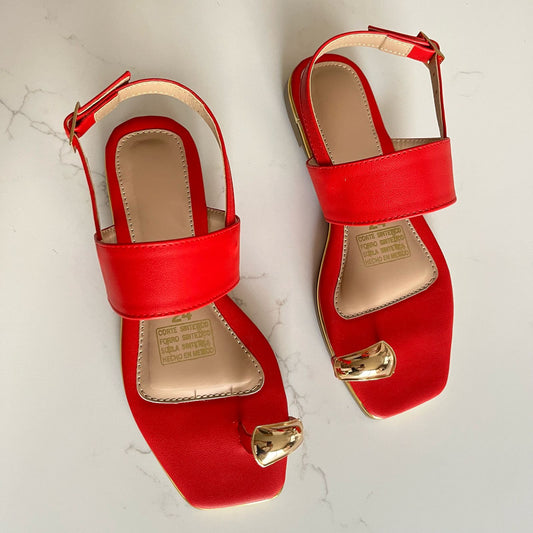 Italia Sandalia Dedal Rojo